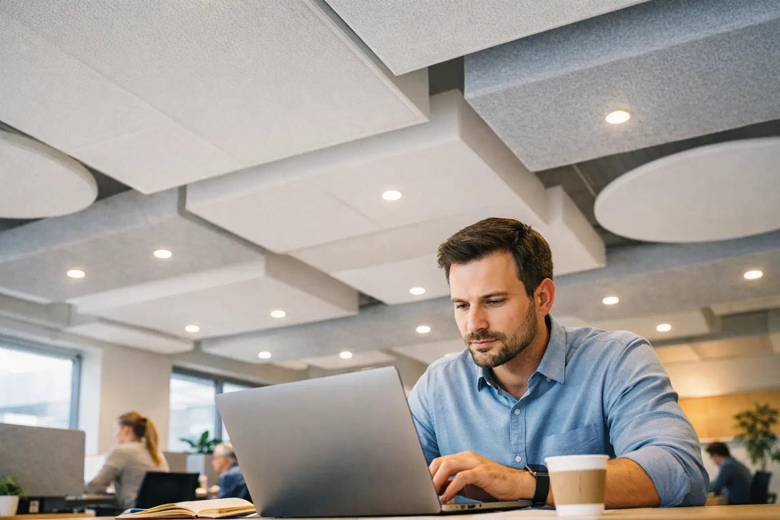 Натяжение и профиль текстильного потолка