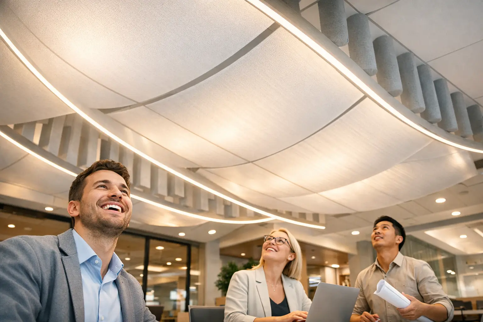 Настройка акустики и светопропускания тканевых потолков